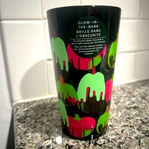 Starbucks Fall 2023 Halloween Pumpkins Ceramic Tumbler Glow In The Dark